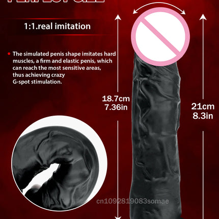 Realistic Dildo for Women Silicone Beginner G-spot Anal Stimulation Dildo with Strong Suction Cup for Adult Sex Toy Masturbator