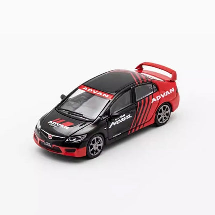 DCT 1:64 Scale Civic Type-R FD2 Coupe Alloy Simulation Car Delicacy Model Static Collectible Toy Gift Display