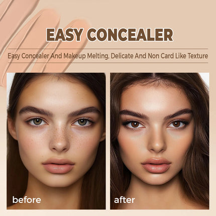 Full Coverage Concealer Cover Anti Dark Circle Freckle Waterproof Foundation BB Cream Concealer for Face Makeup Base Cosmetics