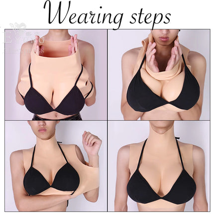 Cosplay Chest Silicone Breast Forms Huge Fake Boobs Transgender Drag Queen Shemale Crossdresser Artificial Breasts Shemale