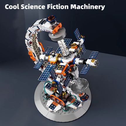 JAKI Space Globe MOC Building Blocks DIY 3D Earth Model STEM Educational Science Toy Kids Boys Girls Birthday Christmas Gift