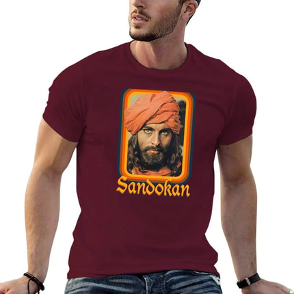 Sandokan TV Shows T-Shirt Blouse Tops Short Sleeve Tee Plus Size Tops Anime Shirts Men