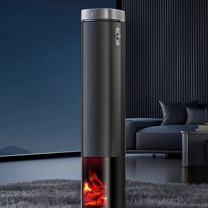 Midea heater home 2025 new flame tower large area voice graphene electric heating artifact