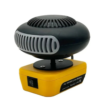 Portable Lithium Electric Power Warm Air Blower Fan Heater Hot&Cold Wind Dual Mode for Makita for Bosch for DeWalt for Milwaukee