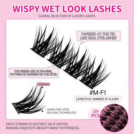 Veltrinay DIY Lash Extension Kit Natural Volume Includes Eyelash Tweezers Bonding Glue For Salon-Quality Results at Home Makeup
