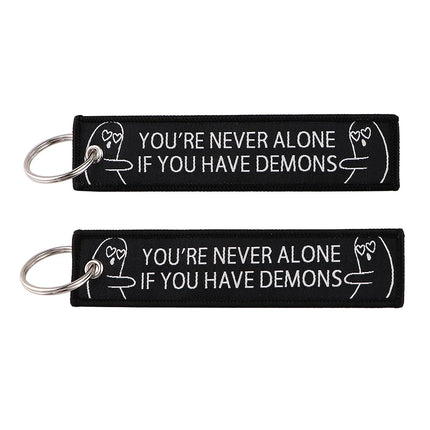 I LOVE HOT MOMS Quotation Embroidered Keys Tag Keychains for Women Keyring Car Keys Novel Fashion Jewelry Accessories Gifts