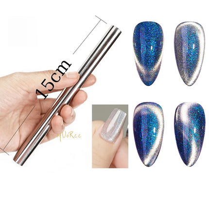10ml Flamingo Red Magnetic Cat eye Gel Gemstone Glitter Cat Eye Gel Polish Semi-permanent UV LED Cateye Nail Varnish Manicure#GY