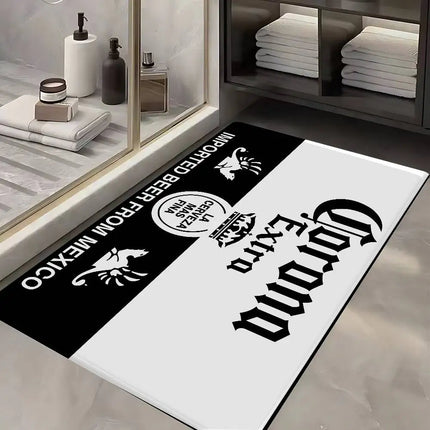C-Corona E-Extra Beer Floor Carpet Kids Room Bedroom Decoration Balcony Anti-Slip Doormat Living Room Hotel Decor Mat