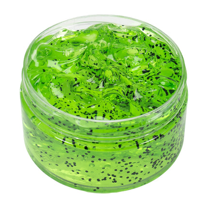 120ml DIY Scented Clear Glitter Slime Kit, Stretchy & Non-Sticky Crystal Slime Pack for Kids Teens, Ideal Anti Stress Toys