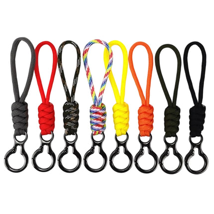 Outdoor Paracord Keychain with Trigger Snap Hook Hand-Woven Survival Camping Hiking Accessories for Car Keys Backpack EDC Gear