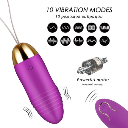 Vibrating Bullet Love Egg Wireless Remote Control Vibratior for Women Dildo Wearable G-spot Vaginal Massager Goods for Adult 18+