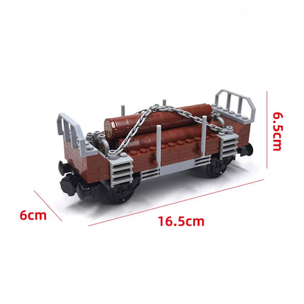 All DIY Train Toys Technical Parts MOC City Creative Idea Train Track Base Wheel Building Blocks Bricks Assembled Kids Gifts Hot