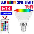E14 RGB Cold White / Milky white cover