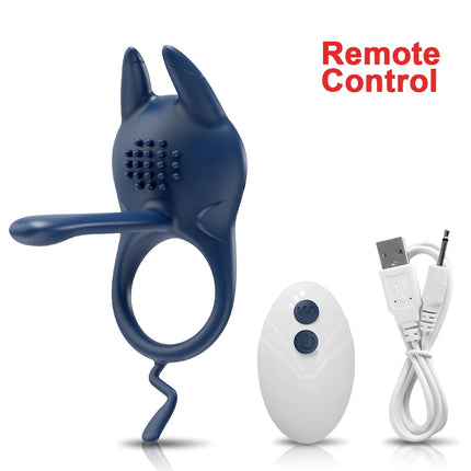 Vibrating Cock Ring Penis Ring for Men Ejaculation Delay Remote Control Penis Vibrator Chastity Cage Sex Toy for Men or Couples