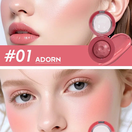 Moon modeling 2 in 1 Lip Mud Mist Lipstick Moisturizing Velvet Matte Mousse Solid Lip Gloss Cheek Blush Cream Tint Lips Makeup