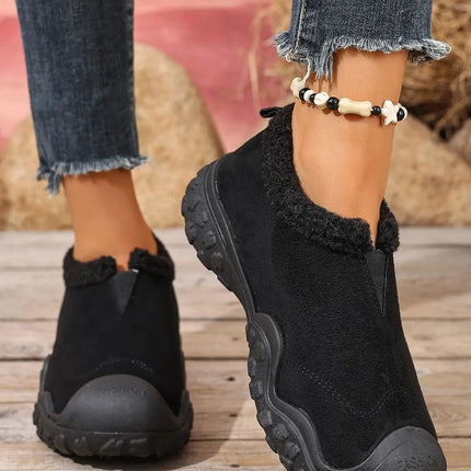 New Winter Women's Warm Casual Shoes, Plush Comfortable Versatile Shoes, the Best Gift for Women, Mom Shoes