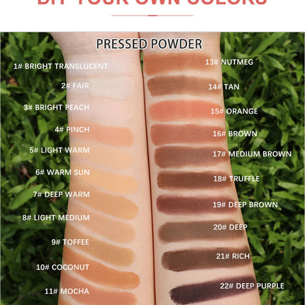 DIY 6-color Private Label Blush Highlight Powder Concealer Contour Palette Custom Bulk Waterproof Matte Makeup 3-color Package