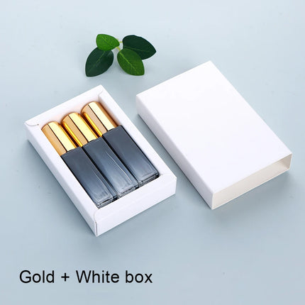 10ml Perfume bottle 1 box of 3 bottles Gradient thick glass perfume bottle Perfume Atomizer Exquisite packaging box gift