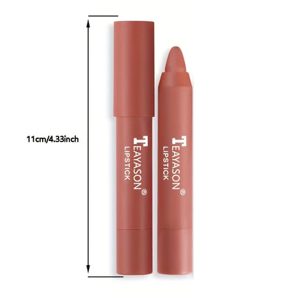 12 Colors Matte Misty Lipstick Set: Long-Lasting, Smudge-Proof, Sexy Velvet Lip Liners & Primer For Women's Makeup