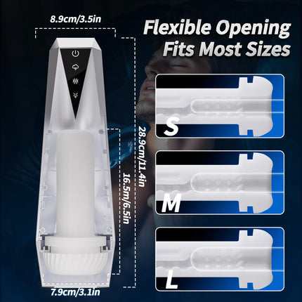 2026 Male Automatic Sucking Vibrating Masturbator Cup 3 Clamping Modes Pocket Pussy Stroker Blowjob Penis Pump Sex Toys For Men
