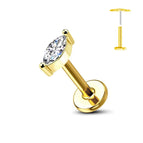 Gold Color-4 / 1.0x5mm