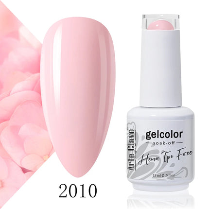 Arte Clavo Colourful Gel Nail Polish Nail Art Gel Varnishes Macaron Color Nail Semi Permanant Soak Off LED UV Gel Nail Varnishes