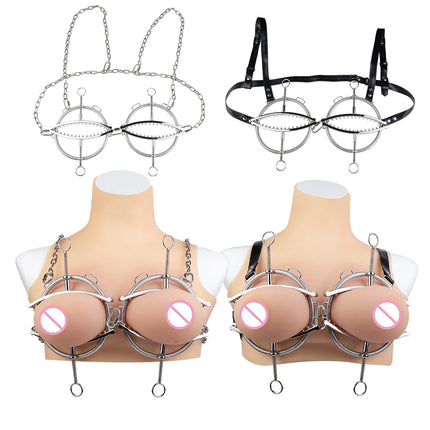 FRKO Weight Nipple Clamps Metal Breast Clips Spike Nipples Teasing Adult Female Chest Stimulator Chain Bondage Sex Toy For Women