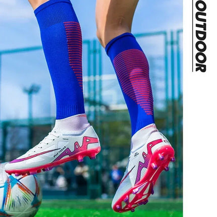 Men Football Shoes TF/FG Society Cleats Indoor Soccer Shoes Professional Football Field Boots Fast Unisex Sneaker Top Quality