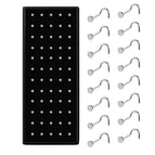 Silver-colored hook / 40 PC
