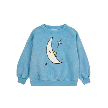 Children's Spring Autumn Hoodie Cartoon Print Unisex Sweatshirt European Style Top for Boys And Girls