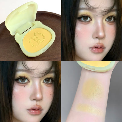 Colorful Matte Monochrome Blush SHAQINUO Whitening Lasting Vitality Girl Nude Makeup Natural Smudge Pendant Single Blush Plate