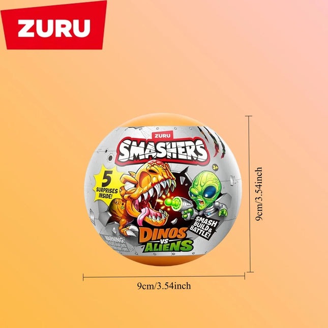 ZURU 5 Surprise Dino  Series 3 Strike Hunt Smashers Vs Aliens Mix Match Smashers All Styles in The Zuru Dinosaur Blind Box Toys