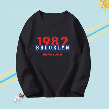 2024 Fashion T shirt Kids New York City Graphic T shirt Harajuku Kawaii Boy Girl Long Sleeve Tops Tees