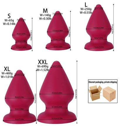 XXXL Fisting Butt Plug Training Dilator Small Huge Anal Plug Super Soft Anal Toys Suction Cup Big Sex Toy For Men Women Buttplug