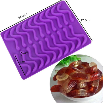 Bear Gummy Mold Mini Big Cartoon Animal Chocolate Candy Mould For Kids Dropper Food Grade Kitchen Accessories Tool Ice Cube Tray