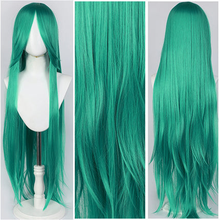 Long Straight Cosplay Wig 100CM Multiple Colors Pink Blonde Black Anime Costume Wig Universal Synthetic Cos Wig Daily Party Wig