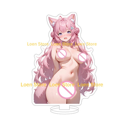 Hot game Anime sexy lingerie bikini girl student big ass big breasts bunny girl Anime Figure Acrylic stand desk ornament gift