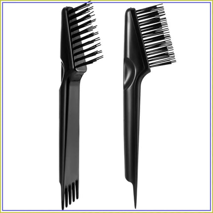 Hair Brush Cleaner Tool 2 Pack - 2-in-1 Dual Edge Removes Hair, Dust & Lint for Home & Salon