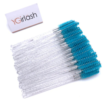 50/10 PCS/Pack Disposable Eyelash Swab Mini Individual Lash Applicators Mascara Brush Eyelashes Extension For Maquillaje Makeup