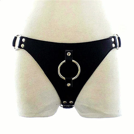 Lesbian Leather Panties G String Thong Sexy Lingerie Exotic Accessories Sex Toys Bdsm Bondage women's Underwear Erotic Strap On