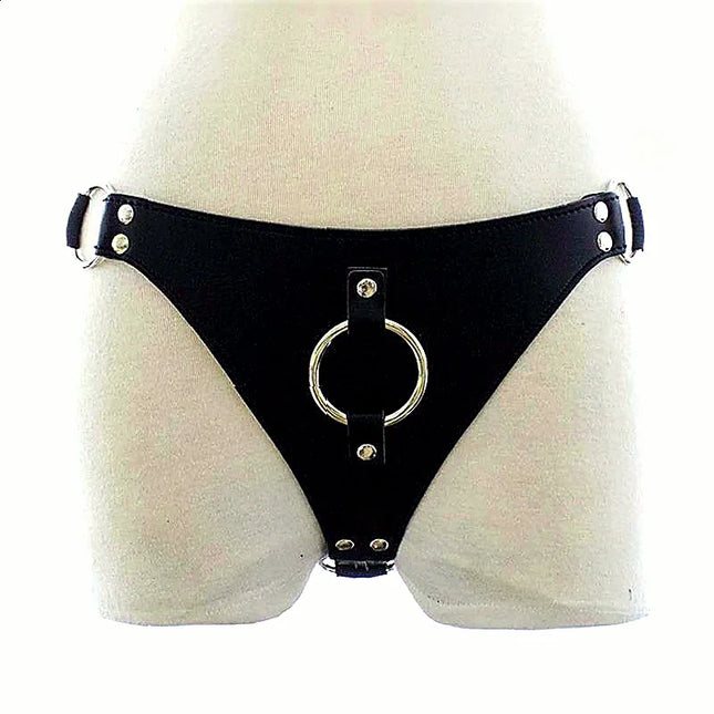 Lesbian Leather Panties G String Thong Sexy Lingerie Exotic Accessories Sex Toys Bdsm Bondage women's Underwear Erotic Strap On