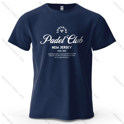 Padel Club Tee Printed Men's T-Shirt 100% Cotton Oversized Classic Graphic Tees for Women Tops Tees Casual Streetwear
