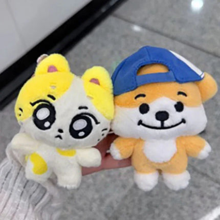 New 10cm JUNGWON Plush Pendant Kawaii JAKE HEESEUNG Jay Cos Animal Mini Stuffed Doll Keychain Toy For Fans Gifts