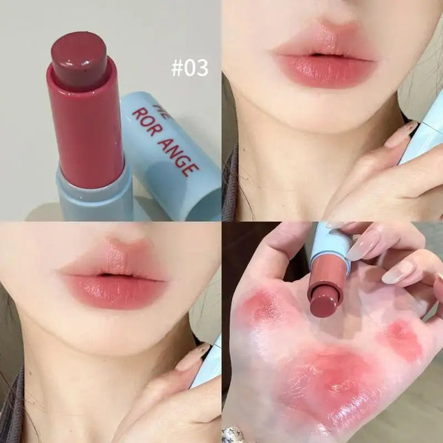 1Pc HERORANGE Blush Lipstick Multi Purpose Stick Hydrating Highlighting Brightening Korean Style Makeup Cosmetic