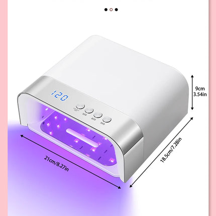 Professional 36LEDs Nail Dryer UV Lamp With 4Timers Seeting Auton Sensing 168W Nail Light For Gel Nail Polish Manicure Salon