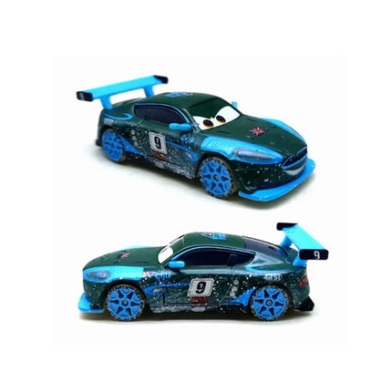 1:55 Pixar Cars Snowflake Edition Longge Rally Cars Holley Alloy Die-Casting Toys Cars Model Kids Toys Christmas Gift
