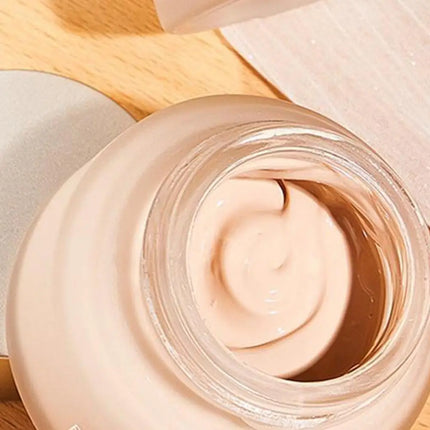 Soft Glow Foundation Cream Waterproof Sweat-Resistant Long-Lasting Makeup Concealing Moisturizing Liquid Foundation