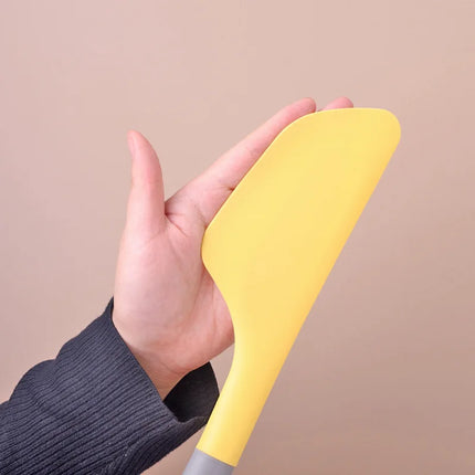 Silicone Spatula Heat Resistant Non-stick Kitchen Turner Spatula for Baking Cake Mixing Cooking Utensils with Ergonomic Handle