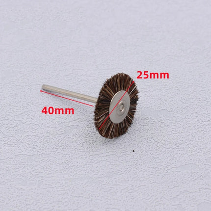 50 Pieces Dental Polishing Small Brush Cotton Brush Polishing Wheel Denture Grinder Small Cloth Wheel Low Speed Grinding Head