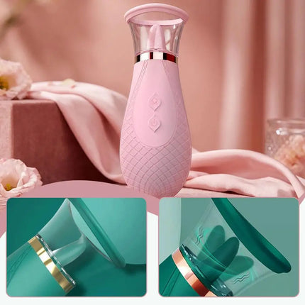 Clitoral Sucking Vibrator Licking Nipple Stimulator Multi Modes Vibration Adult Sex Toy for Women Masturbation Vibration Toy